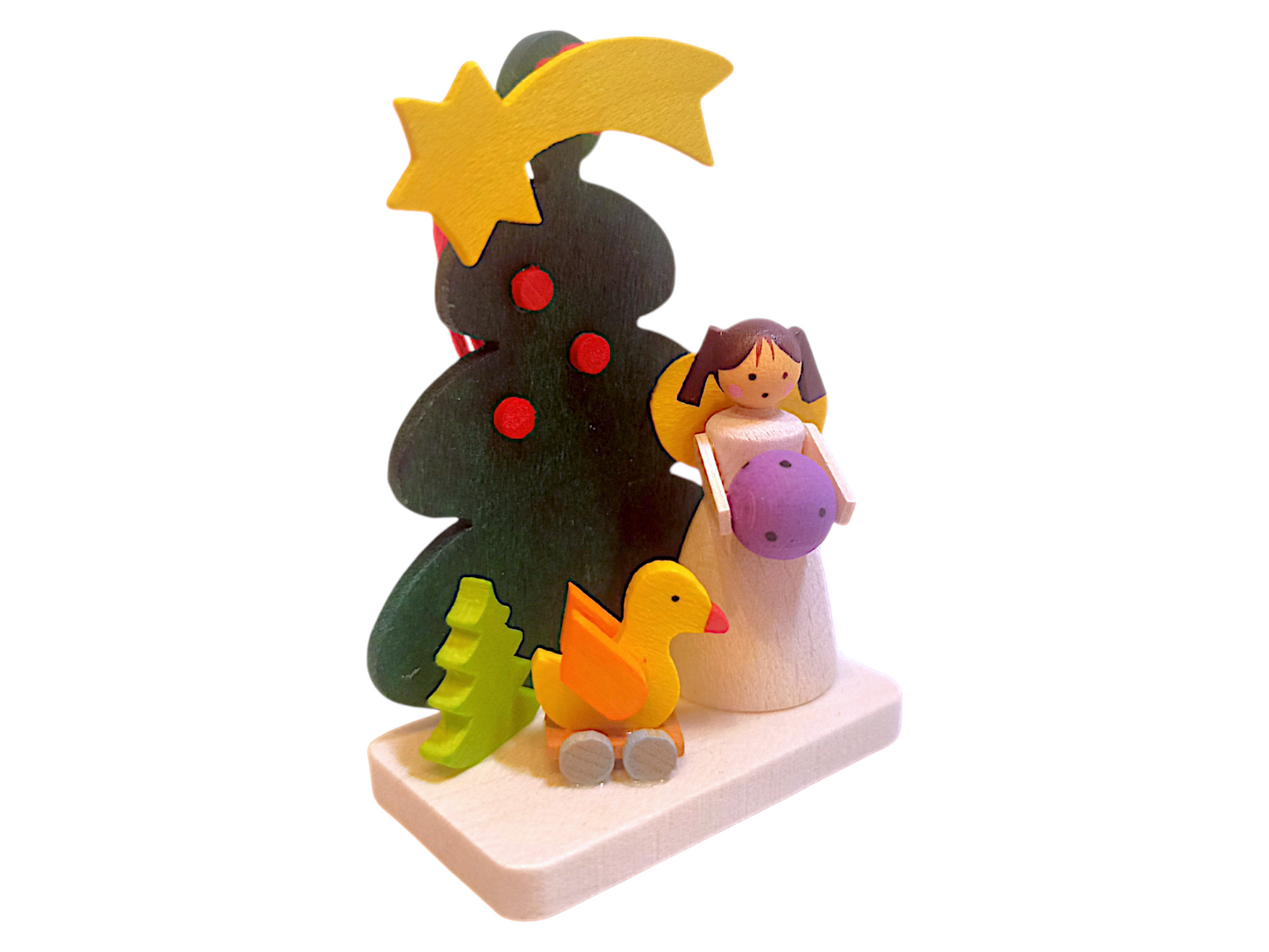 Adorno Navidad "Ángel con patito"
