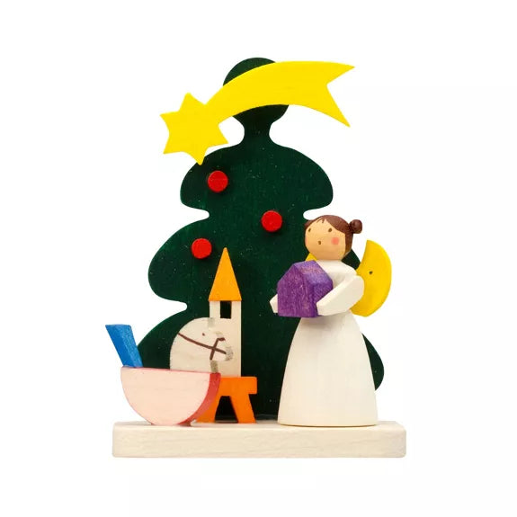 Adorno Navidad "Ángel y caballito"
