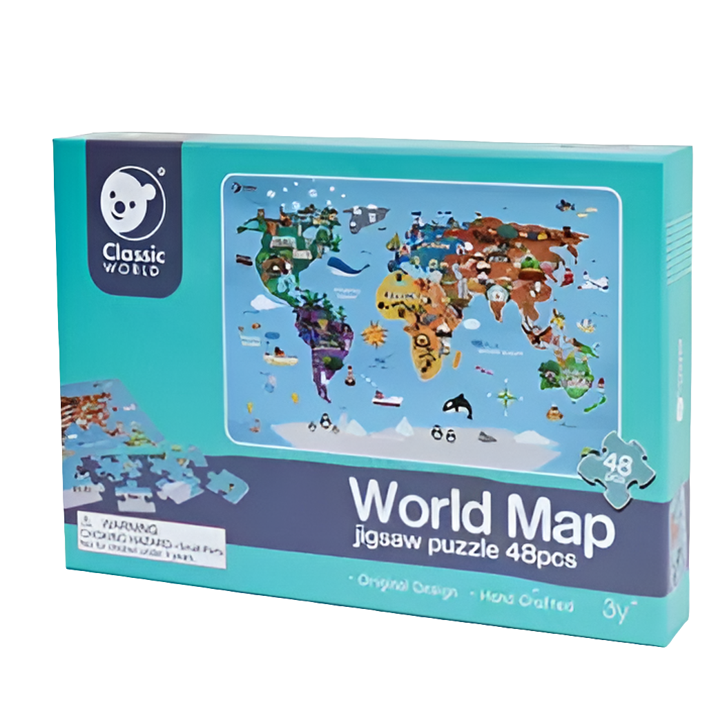 Puzle Mapa del mundo