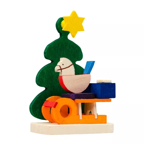 Adorno Navidad "Caballito y trineo"