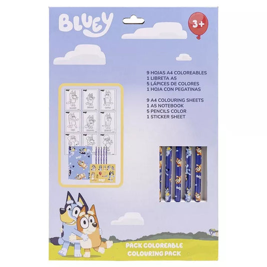 Set de papelería Bluey