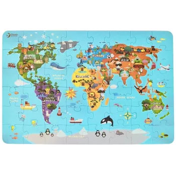 Puzle Mapa del mundo