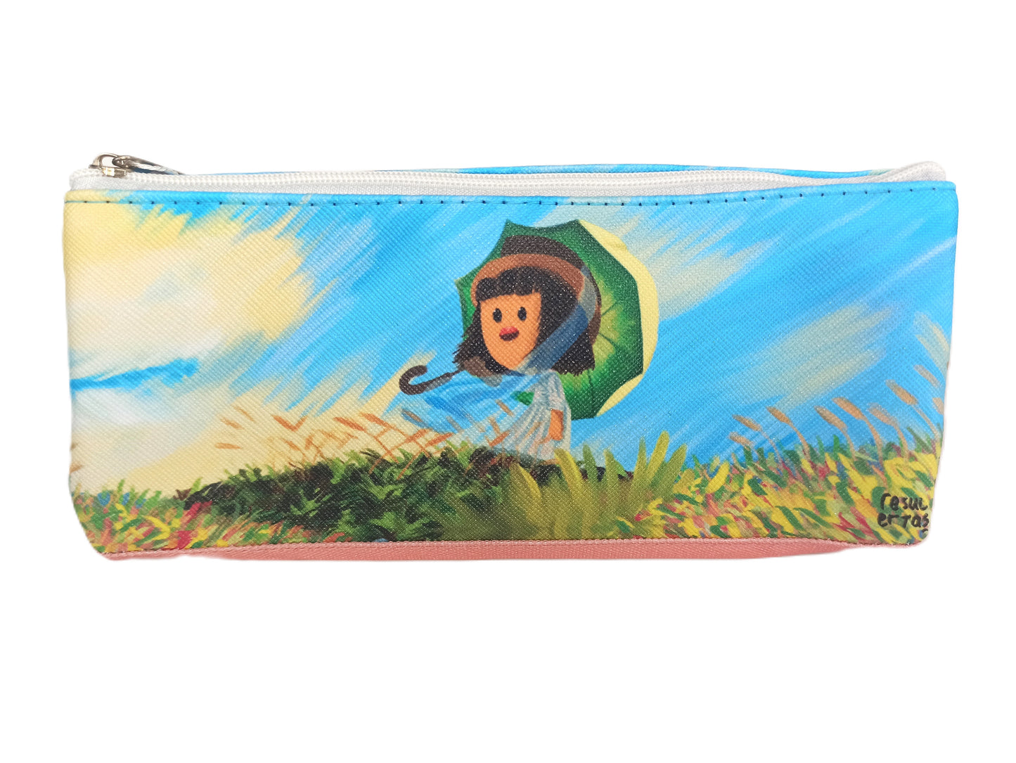 Estuche "Mujer con sombrilla"
