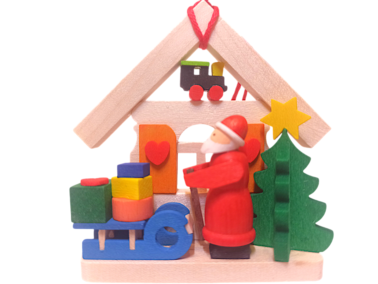 Papa Noel con su trineo