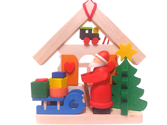 Papa Noel con su trineo