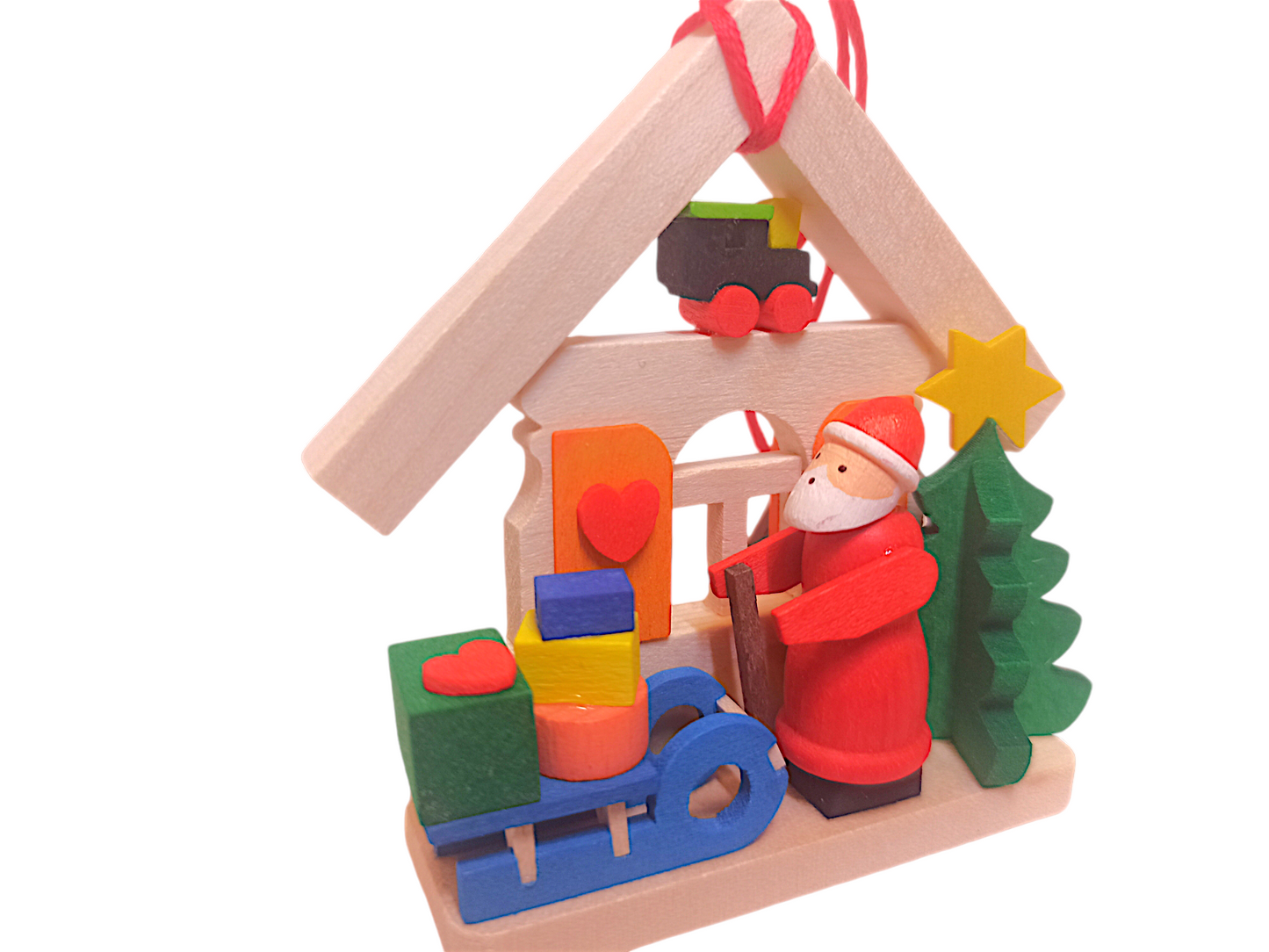 Papa Noel con su trineo